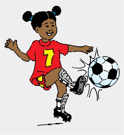 Football Clipart Clipart Girl Playing Soccer Cliparts