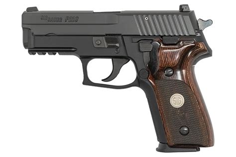 Sig Sauer P229 9mm Dasa Pistol With Night Sights And Wood Grips