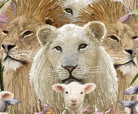Detail 1 Of Lions Lambs And Easter Lilies Detail 1 Of  Flickr
