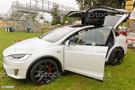Tesla Model X Allelectric Crossover Suv Stock Photo Download Image