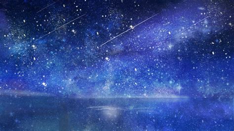 아름 다운 낭만적 인 별이 빛나는 하늘 포스터 배경 손으로 그린 아름다운 문학 낭만주의 선명한 밤하늘 별이 빛나는 하늘 스타