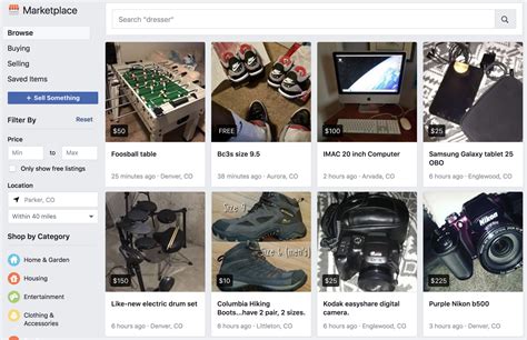 Marketplace Facebook Central Nj