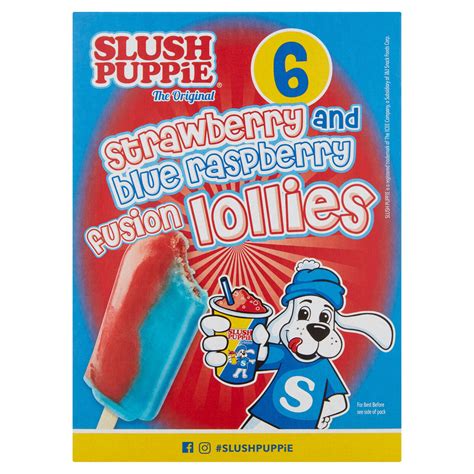 Slush Puppie The Original Strawberry And Blue Raspberry Fusion Lollies