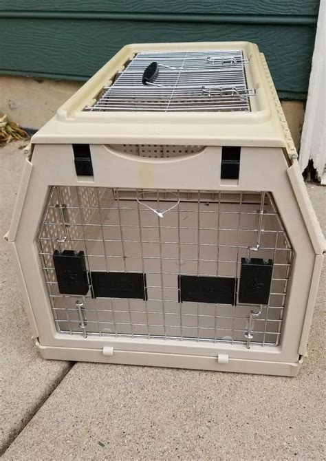 Nylabone Foldaway Pet Carrier Kennel Crate Cage Dog Cat 21x16x15 Pre