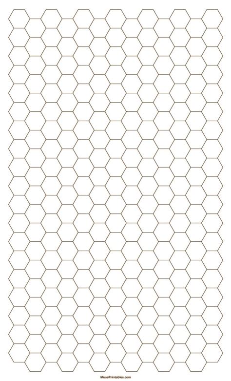Printable hex grid