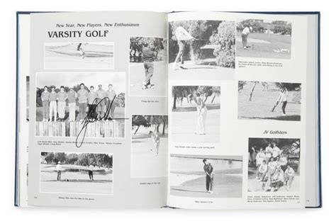 Tiger Woods Signed 1991 High School Yearbook