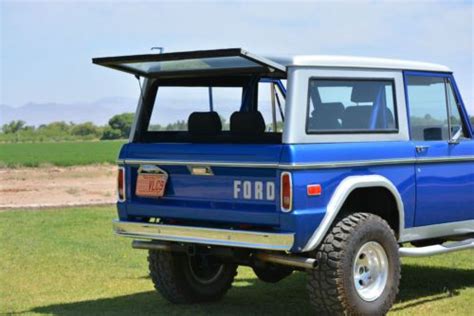 Buy Used 1971 Ford Bronco Sport 4 X 4 Rebuilt From The Fame Up And