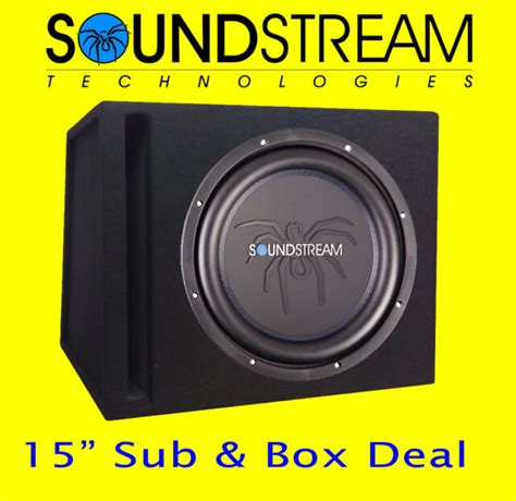 Soundstream 15 Inch Car Audio Subwoofer High Power Sub Woofer Ported