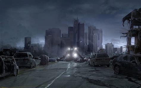 Zombie Apocalypse City Background