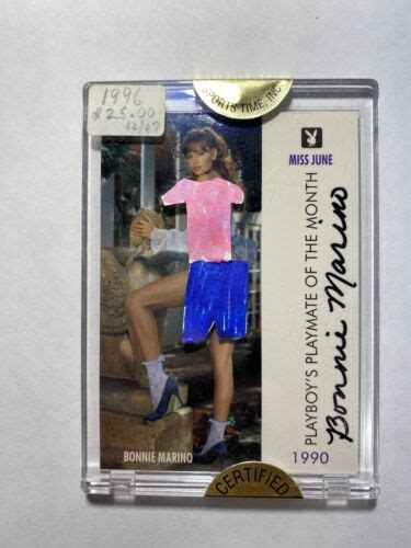 1995 Playboy Celebrity Bonnie Marino 111 Autographed EBay