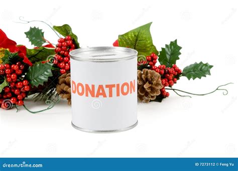 Christmas donation stock photo. Image of close, money  7273112