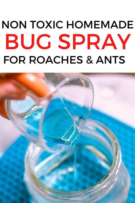How To Make Homemade Non Toxic Roach Spray Diy Bug Spray Bug Spray