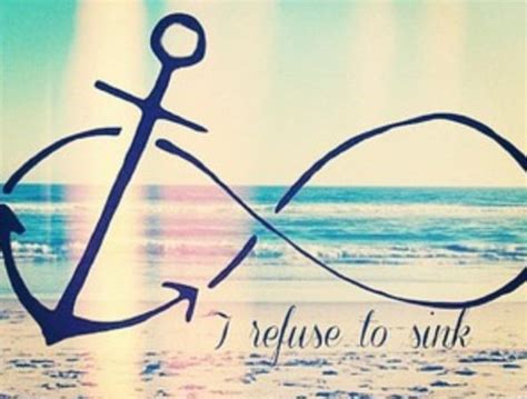 I Refuse To Sink⚓ Infinity Symbol Art Infinity Anchor Tattoos