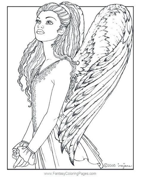 Angel Coloring Pages For Adults At Free Printable Colorings Pages To Print