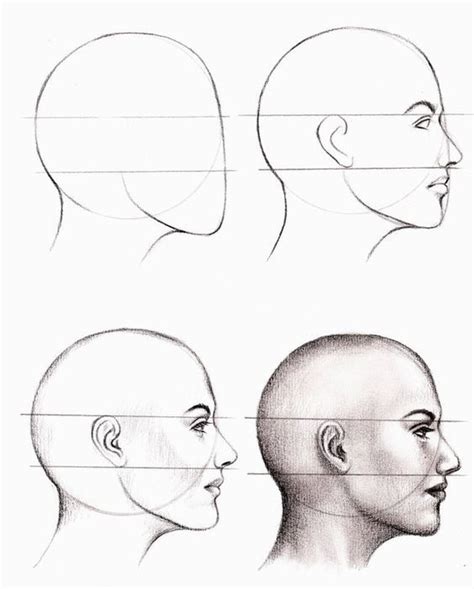 Resultado De Imagen De How Draw Face Drawing Drawing Techniques