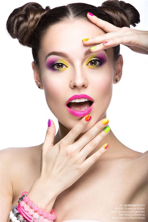 Rainbow On Behance Beauty Face Beautiful Model Girl Makeup