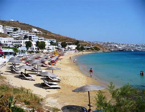 Agios Stefanos Beach In Mykonos Island Greece Mykonos Traveller