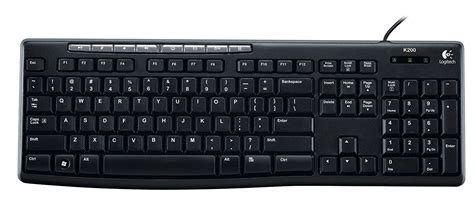 Logitech K200 Wired Usb Standard Keyboard Black Logitech920 002719