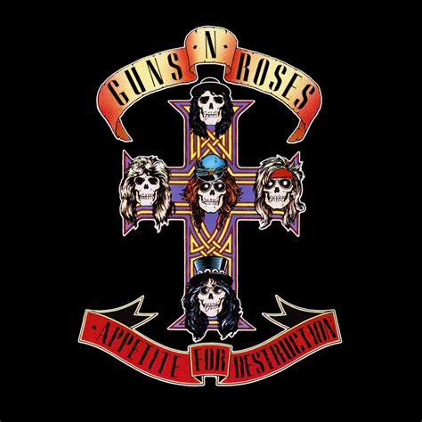 , before slash and bassist duff mckagen left the band. Guns N' Roses: Appetite for Destruction 1987 (c ...