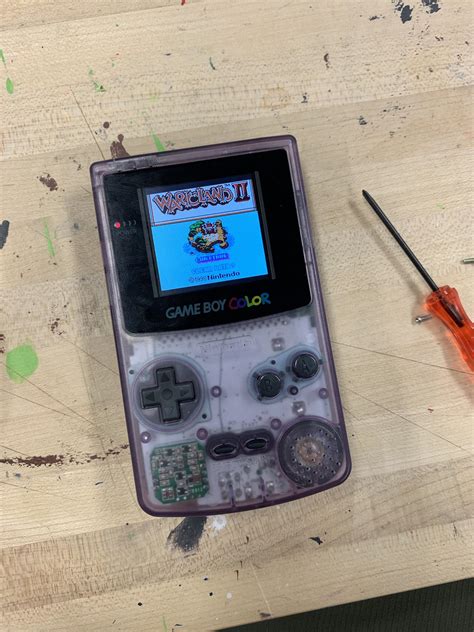 First Gameboy Color mod complete! : Gameboy