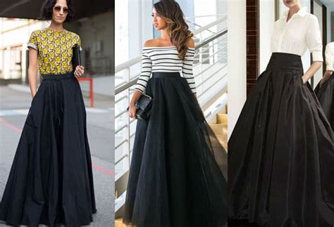 🤩 ways to wear a black maxi skirt [outfits] 2023🤩