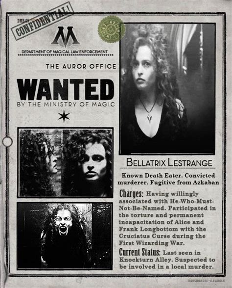 Bellatrix Lestrange Law Enforcement And My Name Is On Pinterest