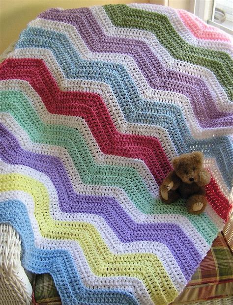 Single Crochet Ripple Pattern Easy Crochet Patterns