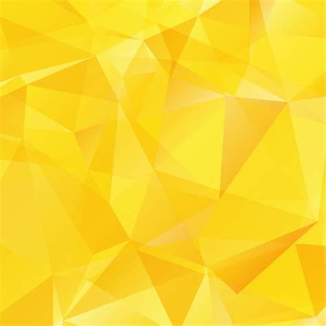 Yellow Geometric Shapes Background Vector Material Eps Uidownload
