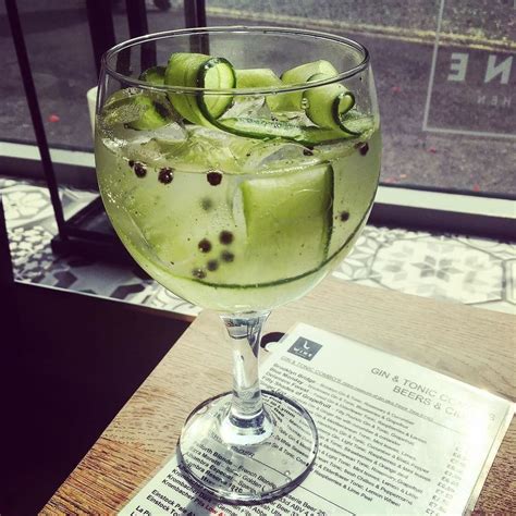 A gin and tonic or, less frequently, gin tonic, is a highball cocktail made with gin and tonic water poured over a large amount of ice. hendricks gin tonic cucumber pepper