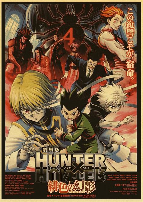 Hunter X Hunter Poster Popular Classic Retro Poster Hokagestorez