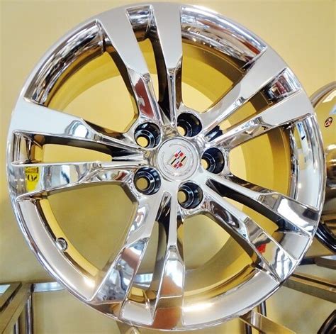 Set Of 4 Cadillac Ats Chrome 18 X 85 Oe Spec Wheels Ebay