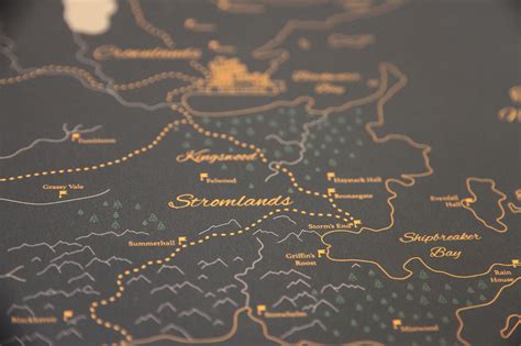 Map Of The Known World Game Of Thrones On Behance
