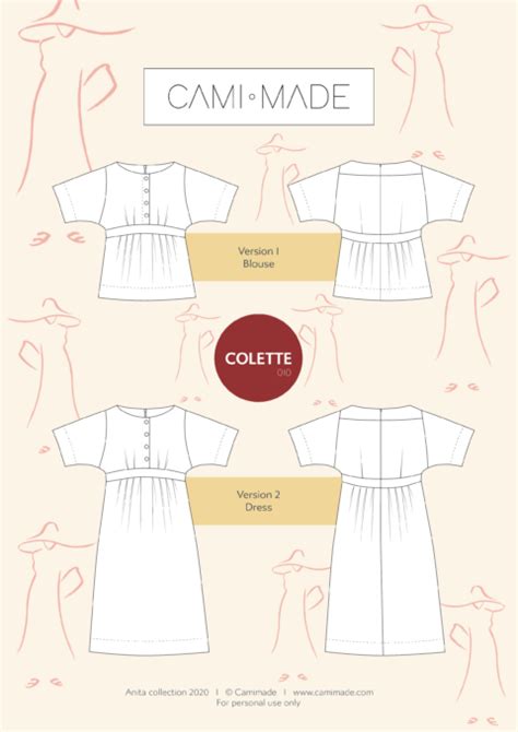 38 Colette Sewing Pattern Rooibos Dress Jaquelineanice