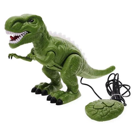 Battery Powered Walking Dinosaur T Rex Remote Control Toy Led Light Up