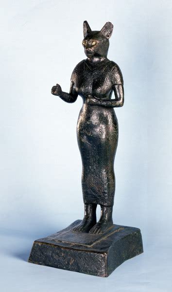 Statue Of The Goddess Bastet Bronze Late Period Egypt Museum