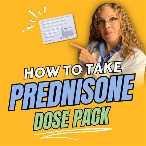 How To Take Prednisone Dose Pack Dr Megan