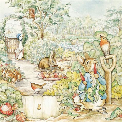 💙 Beatrix Potter Beatrix Potter Illustrations Rabbit Wall Art Peter