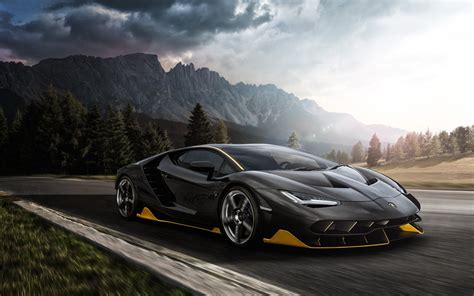 Lamborghini Centenario Negro Fondo De Pantalla 4k Ult