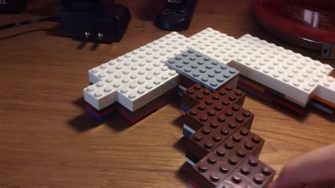 Lego Minecraft Iron Pickaxe Youtube