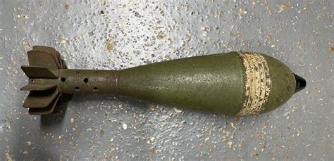At Auction An Inert German Ww2 80mm Granatwerther 34 Mortar Round Ref