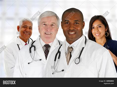 Group Doctors Nurses Image And Photo Free Trial Bigstock