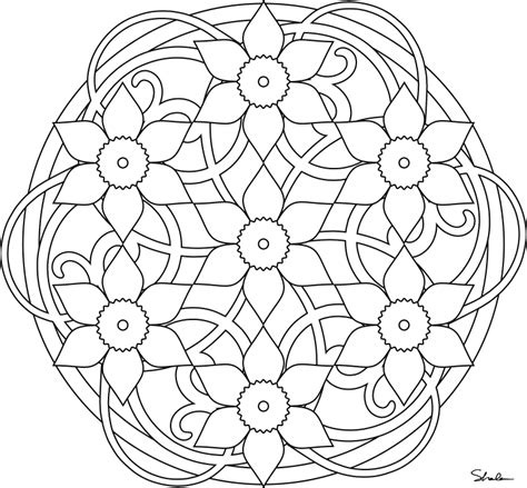 Make your world more colorful with printable coloring pages from crayola. Simple mandala coloring pages download and print for free