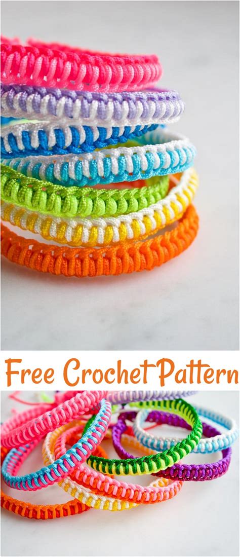 Friendship Bracelet Crochet Patterns Free Patterns