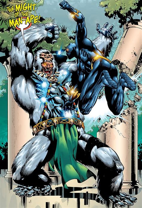Man Ape Marvel Comics Black Panther Avengers Character Black