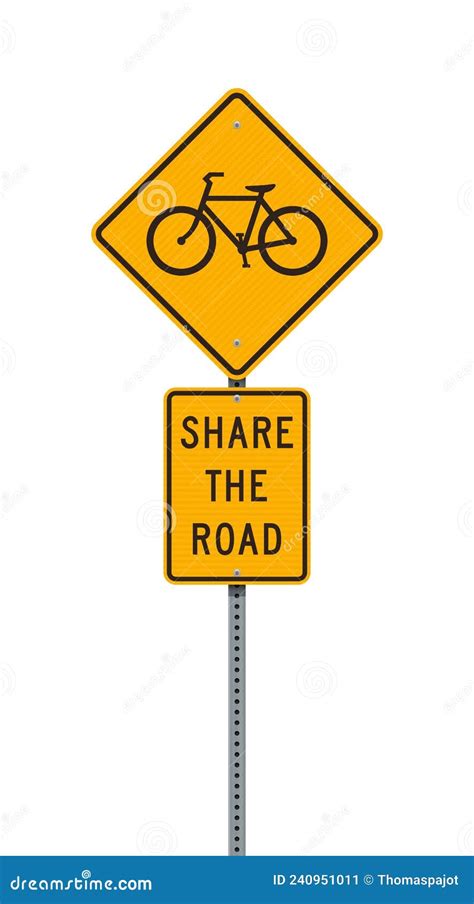 Share The Road Sign Stock Vector Illustration Of Drive 240951011