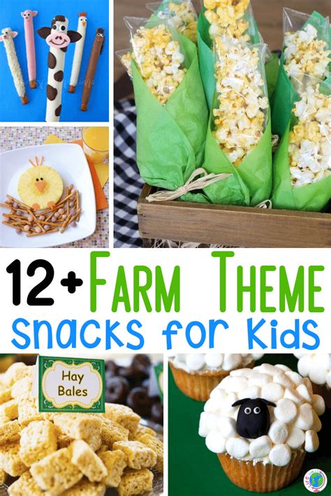 Fun And Easy Farm Animal Snacks For Kids Farm Activities Preschool