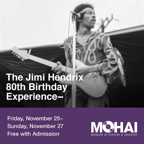 Jimi Hendrix On Twitter Join Mohai And Experience Hendrix In