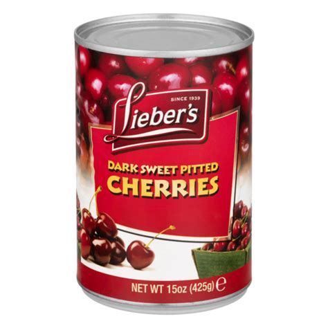 Liebers Dark Sweet Pitted Cherries 15 Oz Instacart