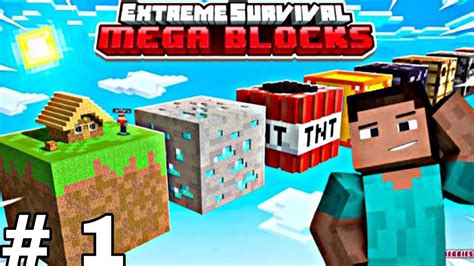 Minecraft Mega Block Survival Series Ll 1 Youtube
