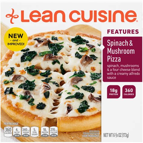 Spinach And Mushroom Pizza Frozen Meal Official Lean Cuisine®
